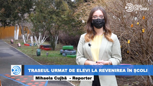 reportaj video la școala i.l. caragiale - am făcut traseul urmat de elevi la revenirea în bănci