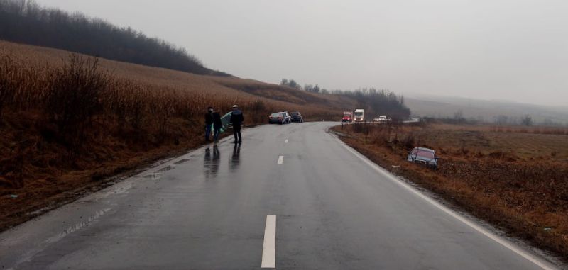 accident la blăjel - două persoane rănite