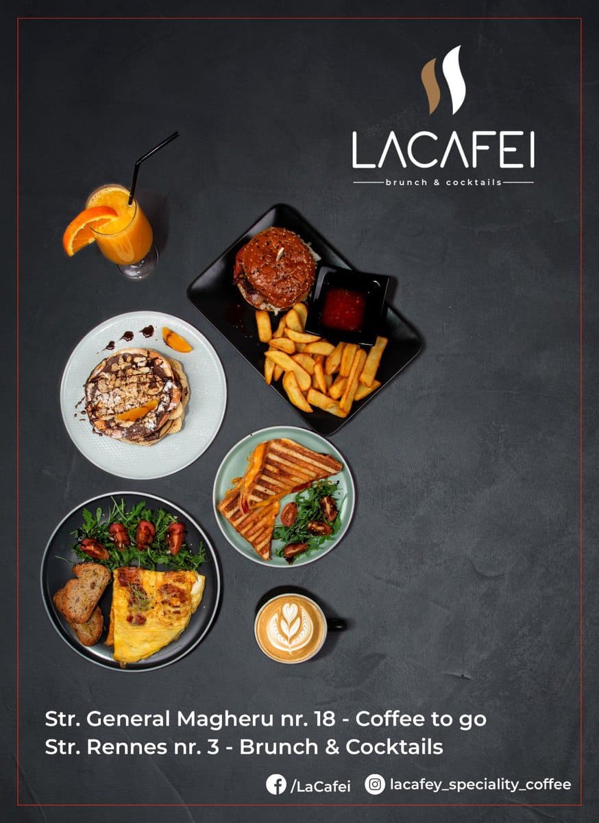 o cafea gratis la deschiderea celei mai noi locații „lacafei” din sibiu de pe rennes