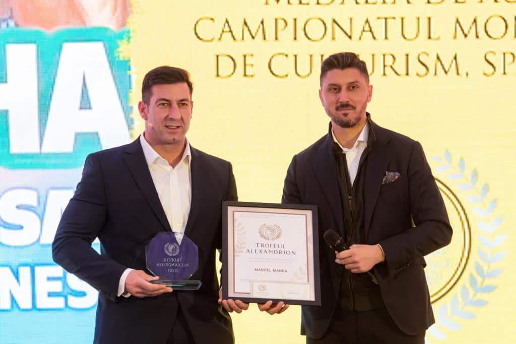 sibianul marcel manea premiat la gala sportului romanesc - a fost desemnat culturistul anului 2020 în românia