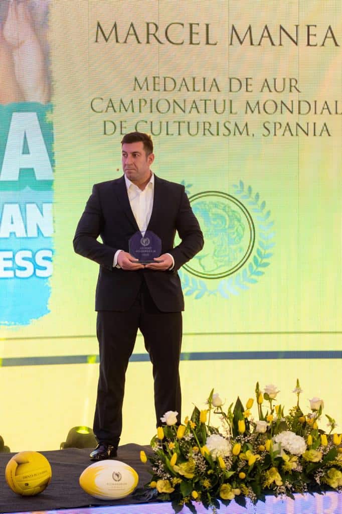 Sibianul Marcel Manea premiat la Gala Sportului Romanesc - A fost desemnat culturistul anului 2020 în România