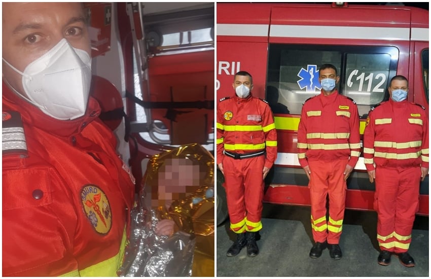 foto: bebeluș născut într-o ambulanță smurd - salvatorul: “cea mai intensa senzație”