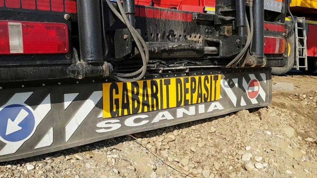 restricții pe dn7 la veștem din cauza unui transport agabaritic