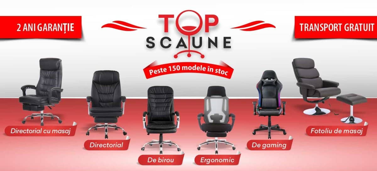 TopScaune.ro – locul perfect din care să cumperi scaune confortabile pentru toate opţiunile