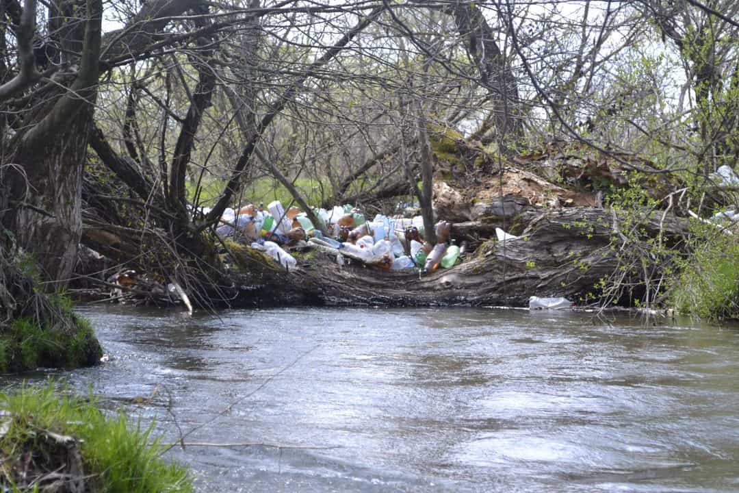 FOTO - Dezastru ecologic pe Valea Sevișului - Gunoaie la tot pasul - Râul este efectiv ''sufocat'' de mizerie