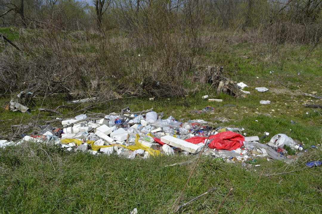 FOTO - Dezastru ecologic pe Valea Sevișului - Gunoaie la tot pasul - Râul este efectiv ''sufocat'' de mizerie