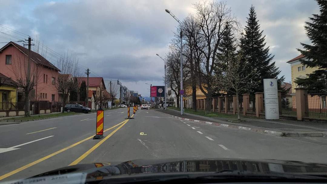 video foto: cum se circulă în zona stadionului după ce strada goga a fost închisă parțial