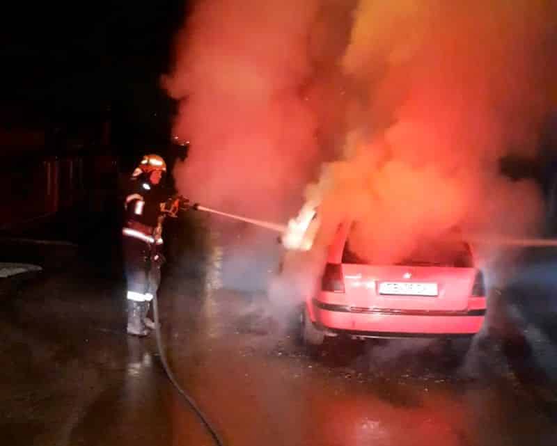 video foto mașină făcută scrum la mediaș