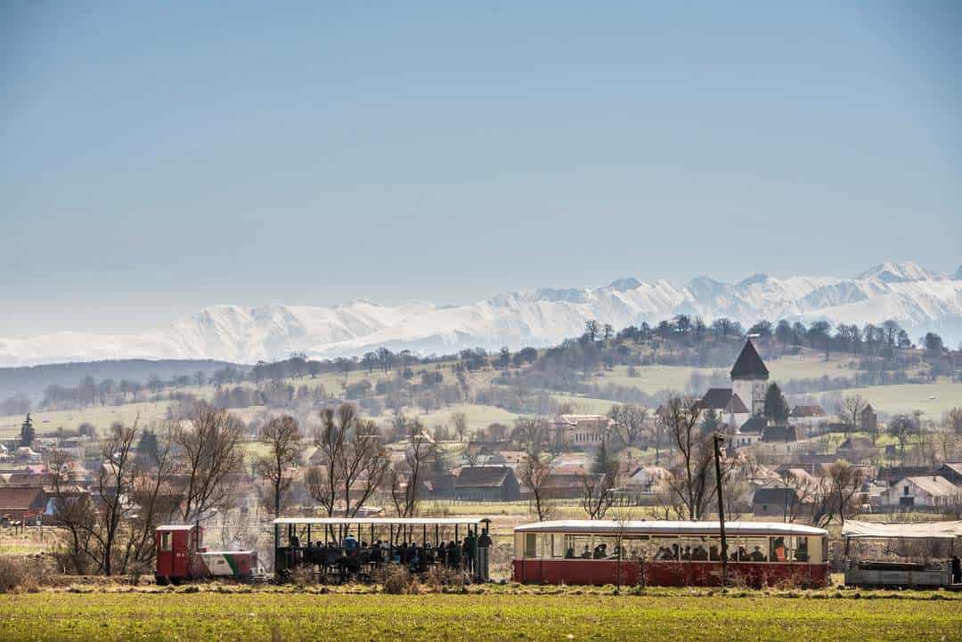 Mocănița a șuierat din nou pe Valea Hârtibaciului - Imagini superbe de la cursa din weekend