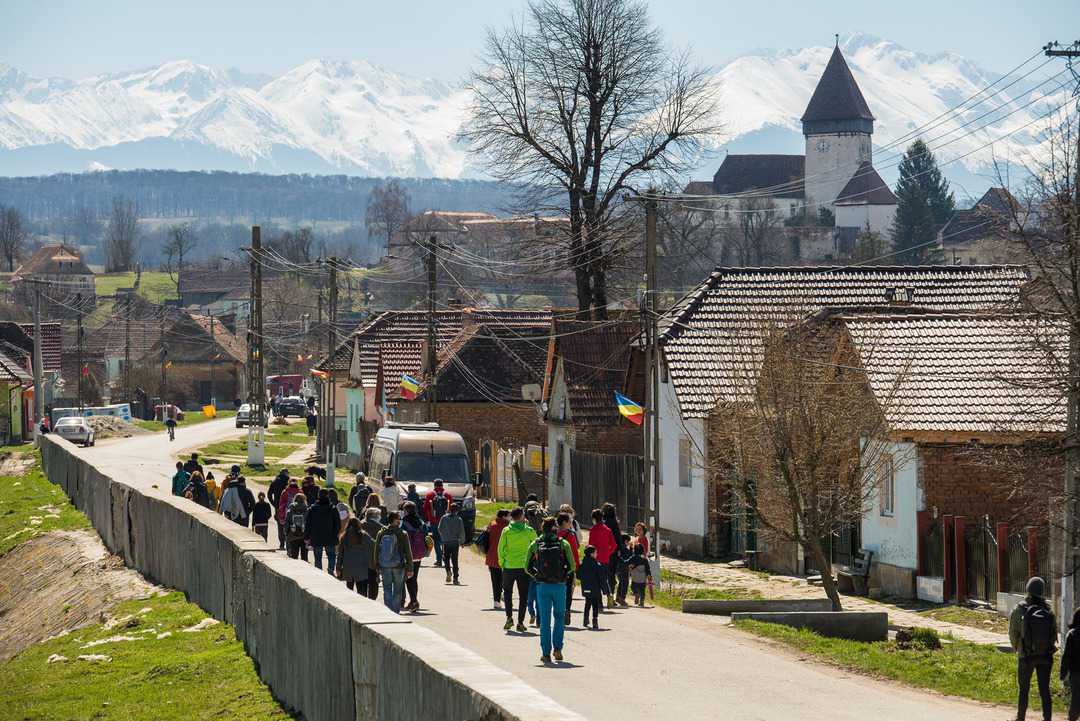 Mocănița a șuierat din nou pe Valea Hârtibaciului - Imagini superbe de la cursa din weekend