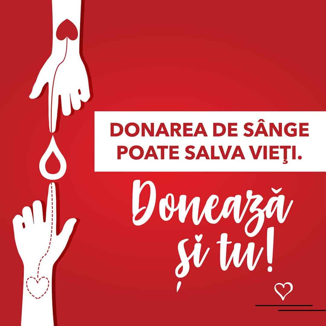 cum pot sibienii să doneze sânge și să salveze vieți, prin campania “dăruiește picături de viață, donează sânge!”