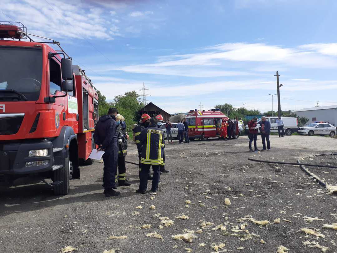 video foto explozie la o fabrică din râmnicu vâlcea - doi oameni au murit