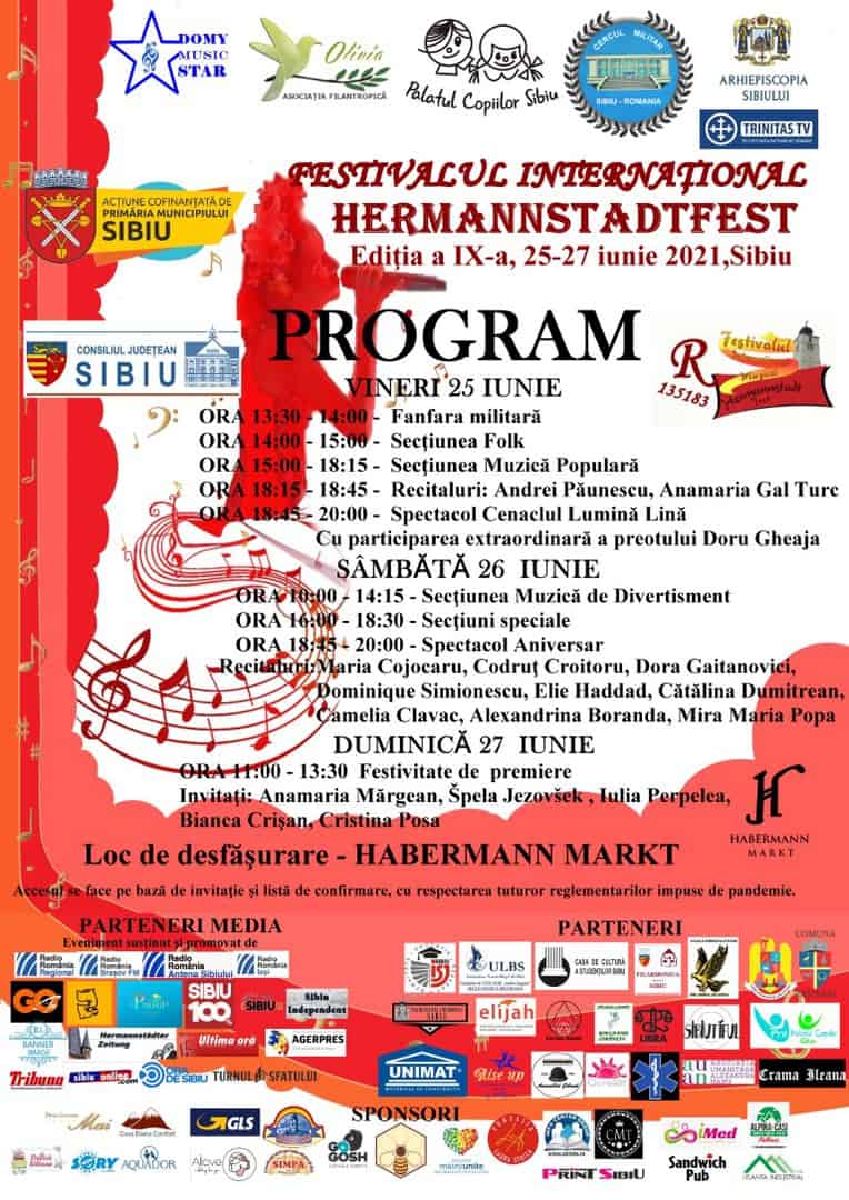 copiii sunt vedetele ,,hermannstadtfest” în piața habermann - trei zile de muzică