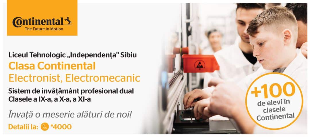 continental pregătește zeci de elevi să învețe o meserie în cadrul școlii profesionale în sistem dual