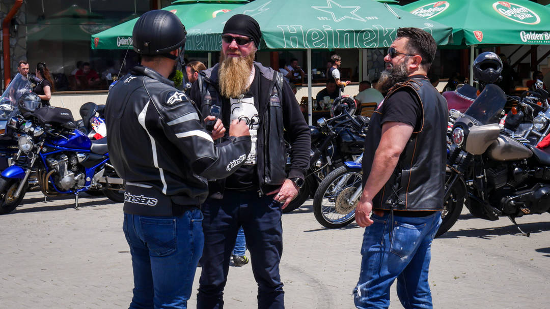 VIDEO FOTO: Campanie de conștientizare la Sibiu - ”Și motocicliștii există în trafic”