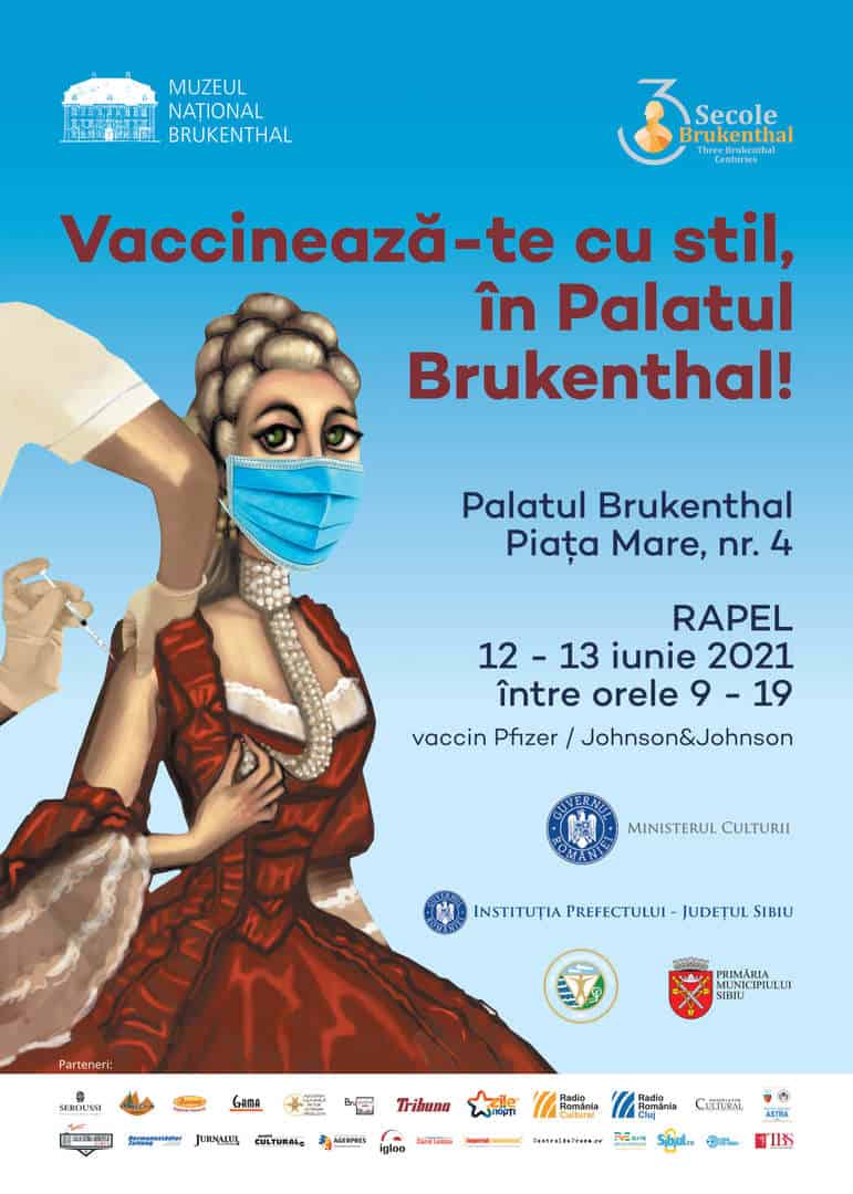 Sibienii care s-au vaccinat la Muzeul Brukenthal, așteptați în weekend la rapel