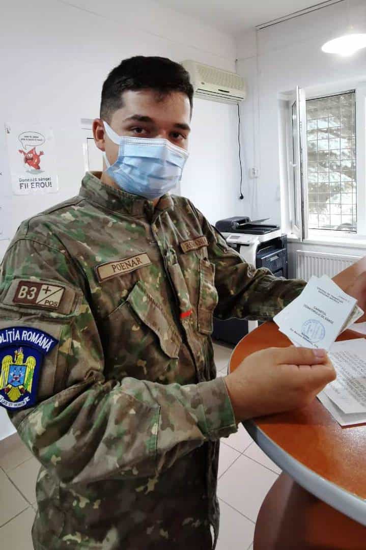 “Alianță” între Spitalul Județean și Academia Forțelor Terestre - Studenții militari donează sânge