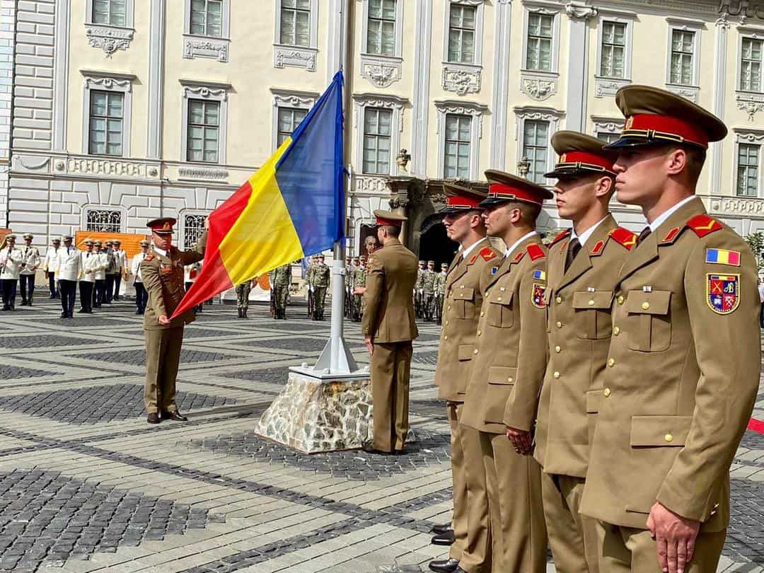 FOTO Ziua Drapelului Național, celebrată în Piața Mare