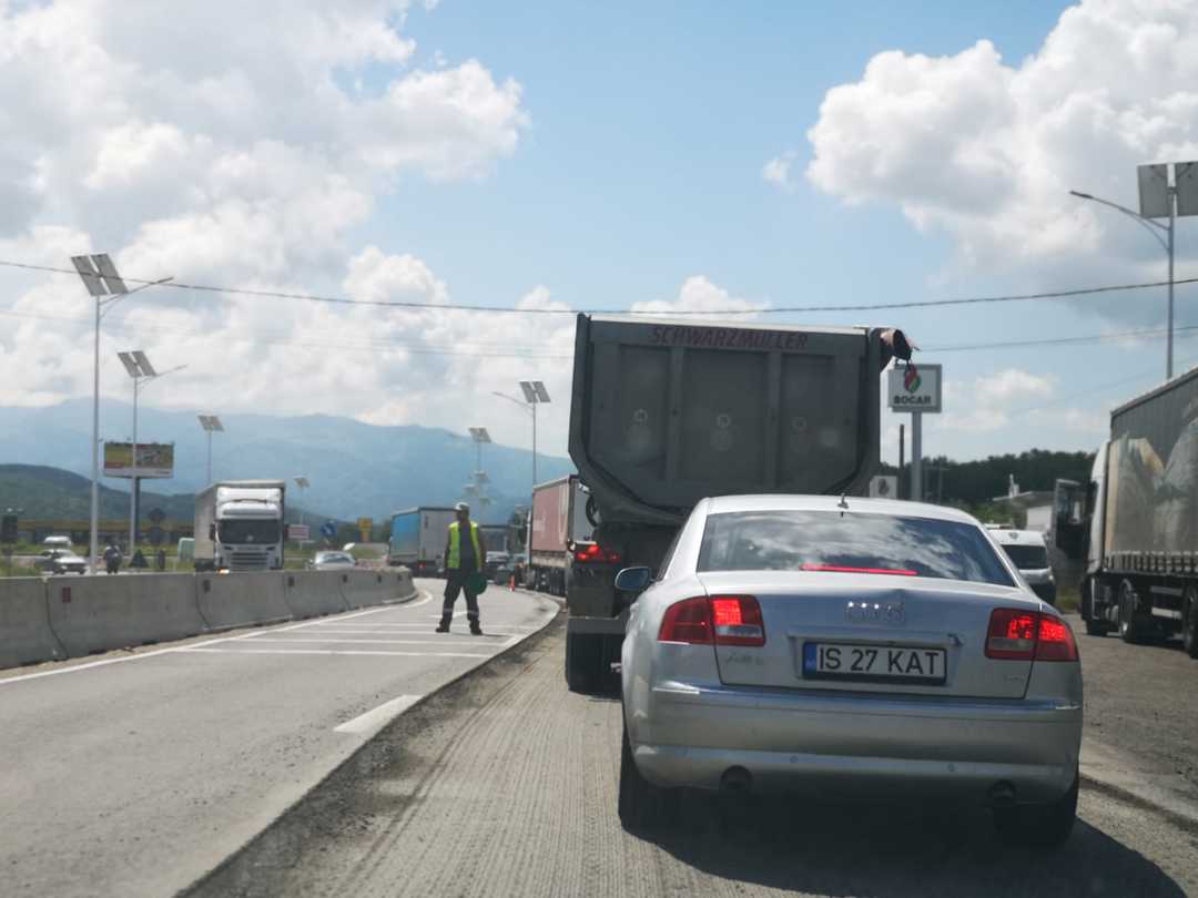 foto: calvarul din trafic de pe dn1 la veștem - când sunt gata lucrările