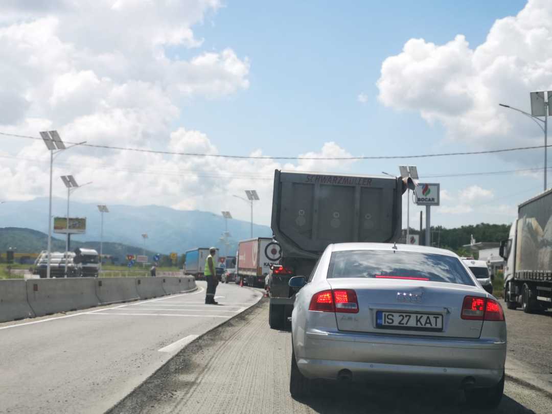 foto: calvarul din trafic de pe dn1 la veștem - când sunt gata lucrările