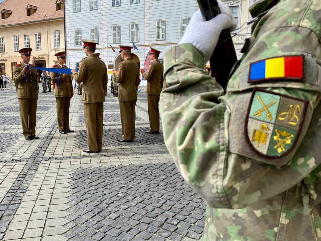 FOTO Ziua Drapelului Național, celebrată în Piața Mare