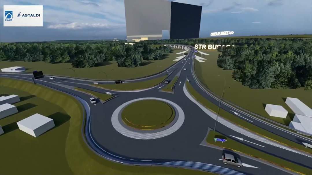 video imagini 3d cu unul dintre tronsoanele autostrăzii sibiu–piteşti