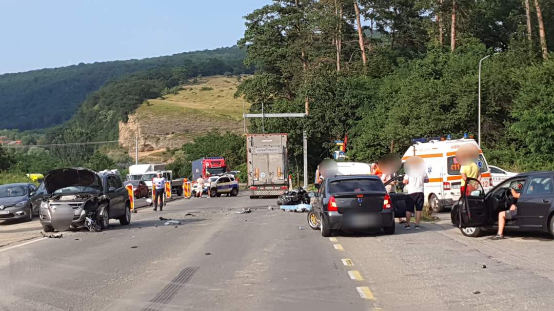 update: vinerea neagră - motociclist mort într-un accident la tălmaciu