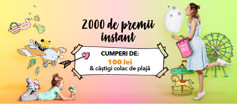 se deschide carnavalul verii pentru copiii de toate vârstele, la shopping city sibiu summer sale