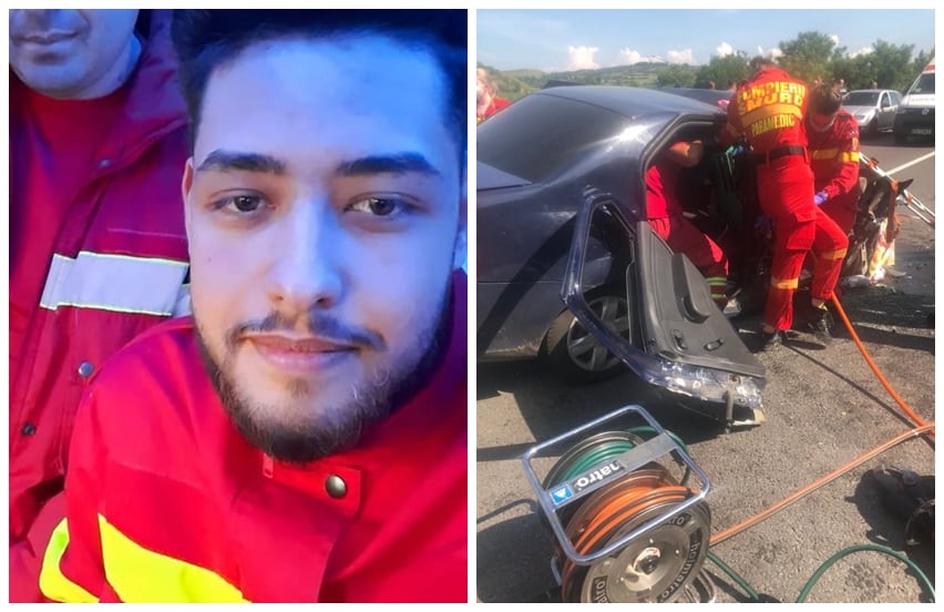 Eroul zilei - Răzvan a acordat primul ajutor victimelor din accidentul de la Șeica Mare