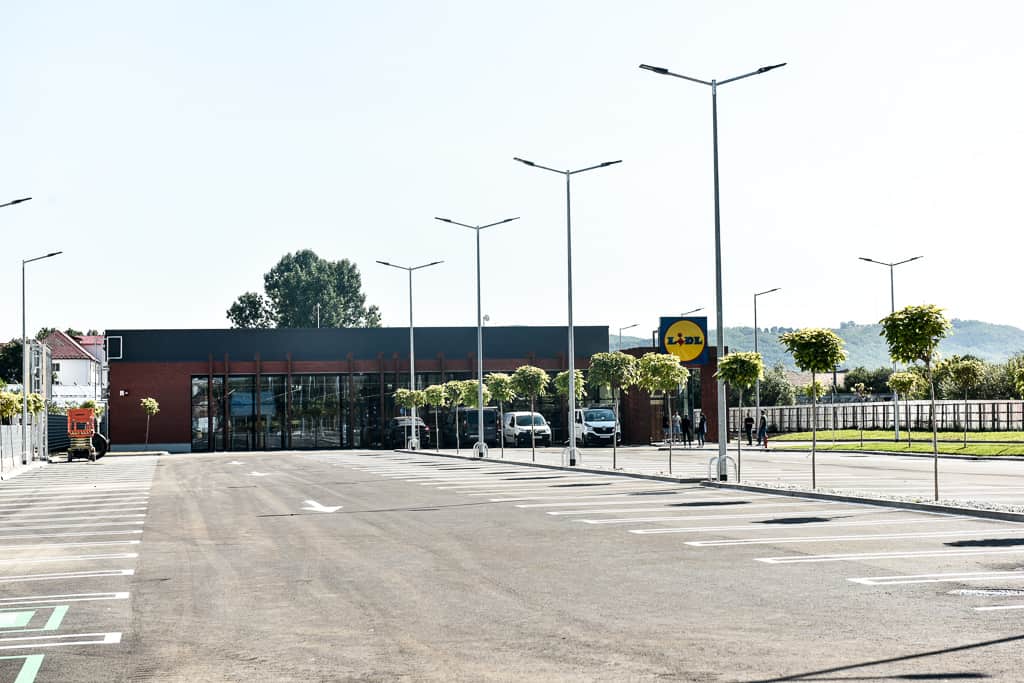 FOTO: Magazinul Lidl de pe Rusciorului, aproape gata - Este construit după un nou concept