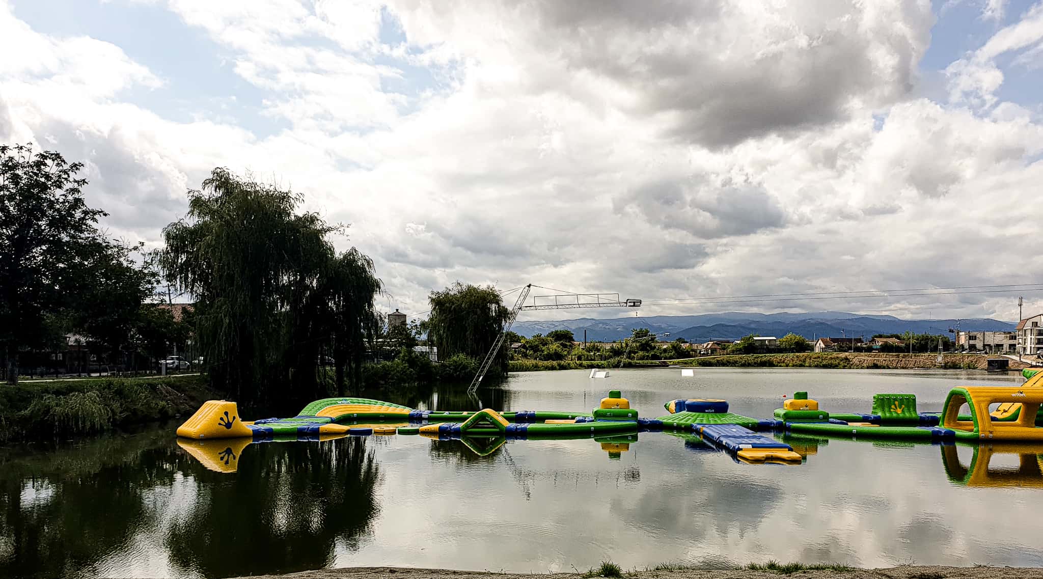 video foto: lacul lui binder prinde contur - cum arată viitoarea bază de sport și agrement