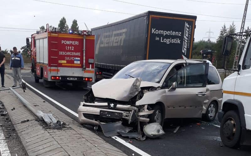 trafic aglomerat pe dn 1 din cauza unor accidente produse lângă sibiu și alba-iulia