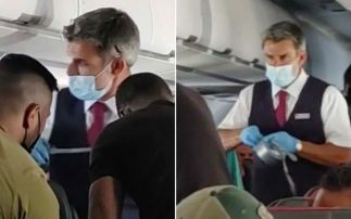 Un adolescent a fost legat de scaun, după ce a încercat să deschidă geamul avionului