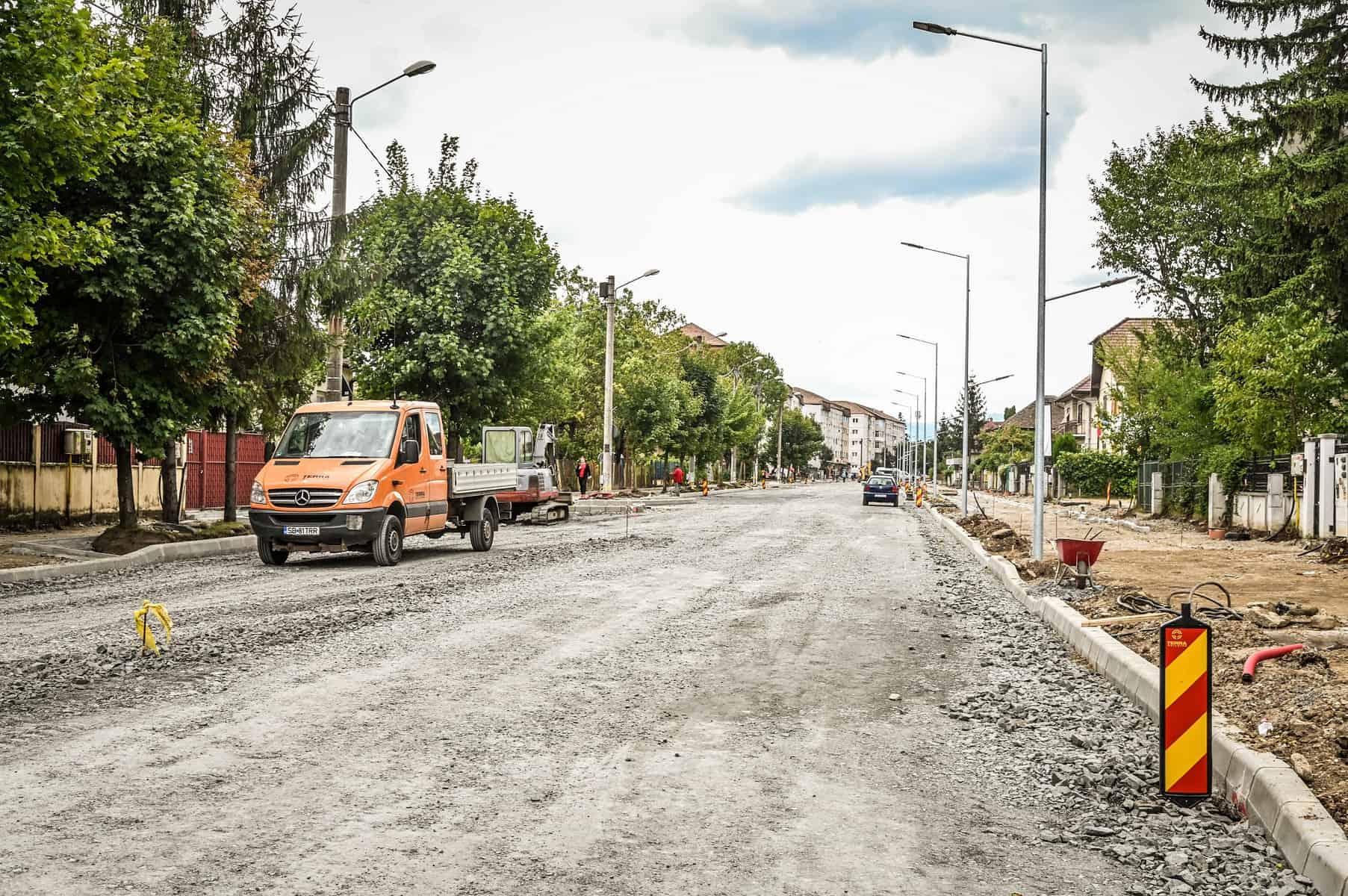 lucrările la calea dumbrăvii avansează bine - un nou tronson intră în lucru