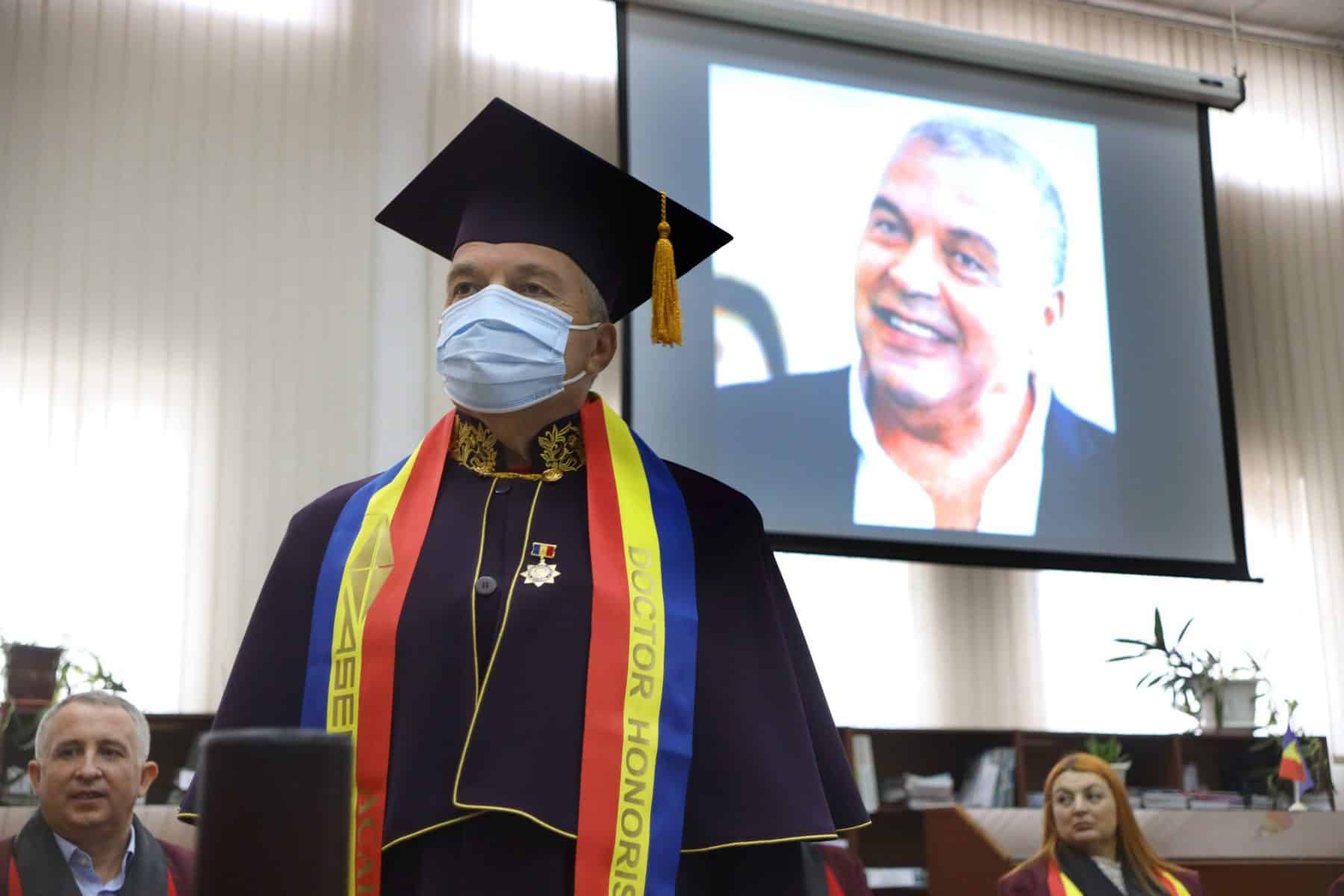 Constantin Chiriac distins cu titlul de doctor honoris causa al Academiei de Științe Economice din Moldova