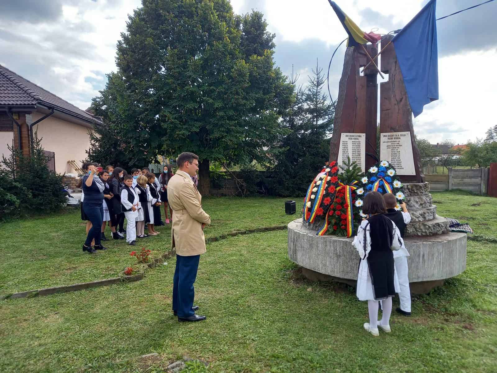 FOTO: Moment emoționant la Porumbacu de Jos - Comemorarea bătăliei din 1916