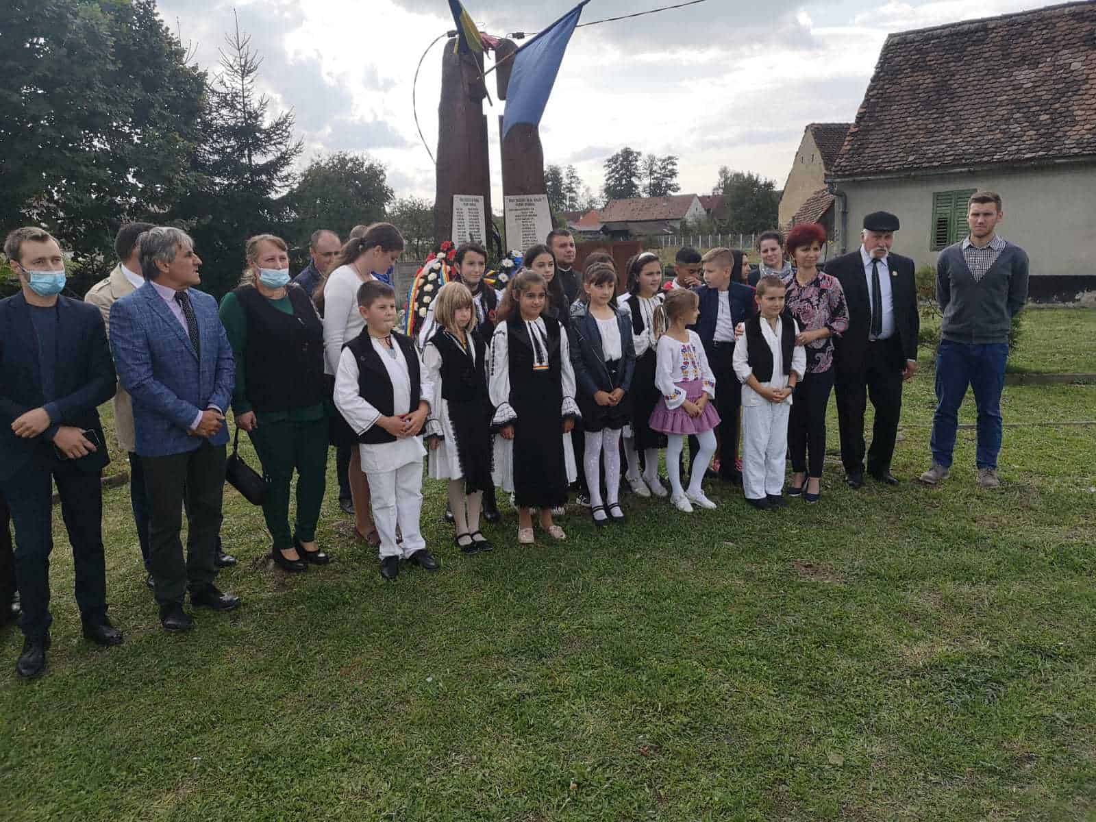 FOTO: Moment emoționant la Porumbacu de Jos - Comemorarea bătăliei din 1916