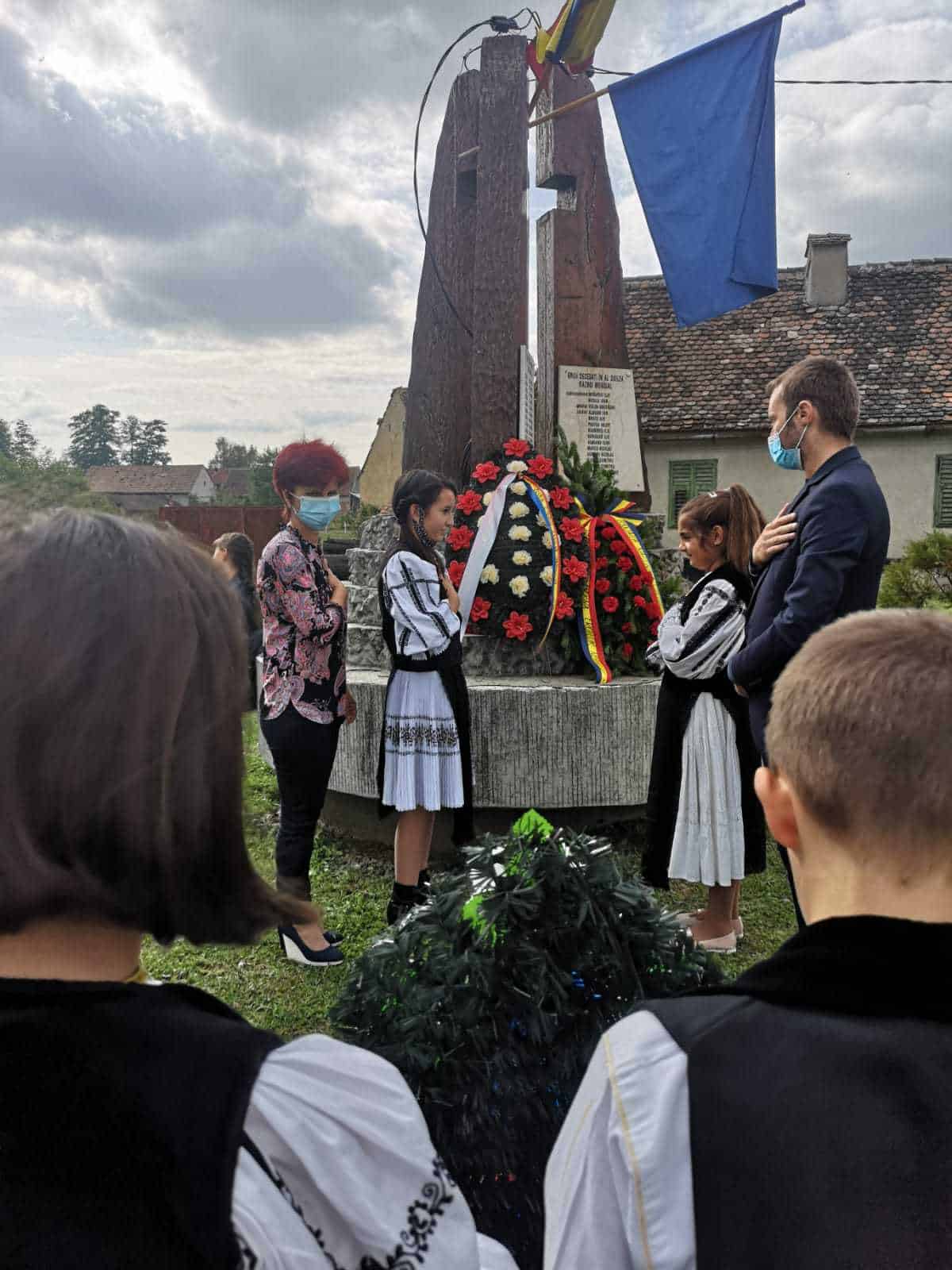 FOTO: Moment emoționant la Porumbacu de Jos - Comemorarea bătăliei din 1916