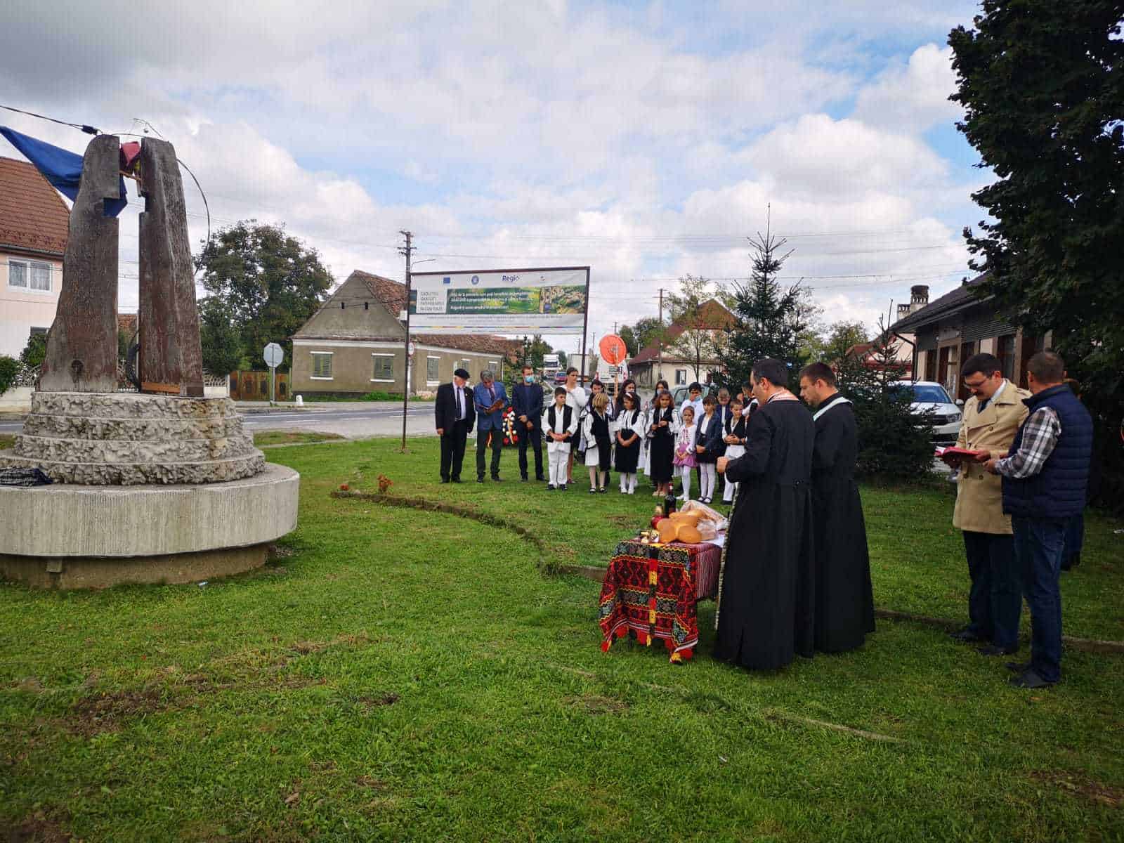 FOTO: Moment emoționant la Porumbacu de Jos - Comemorarea bătăliei din 1916