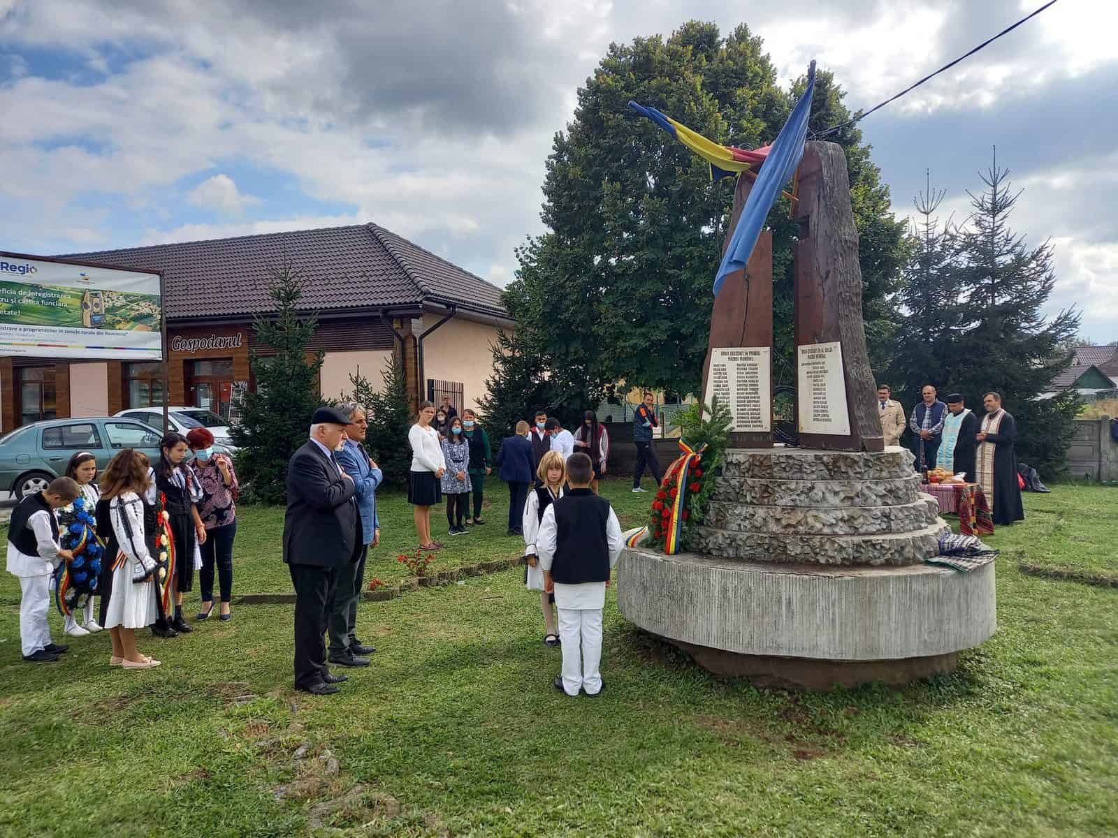 FOTO: Moment emoționant la Porumbacu de Jos - Comemorarea bătăliei din 1916