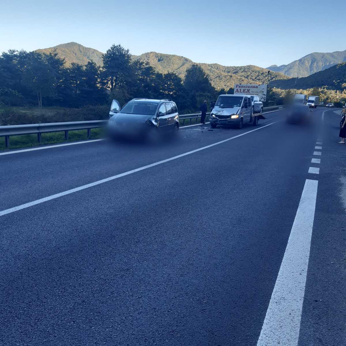 FOTO Accident cu șapte victime pe Valea Oltului