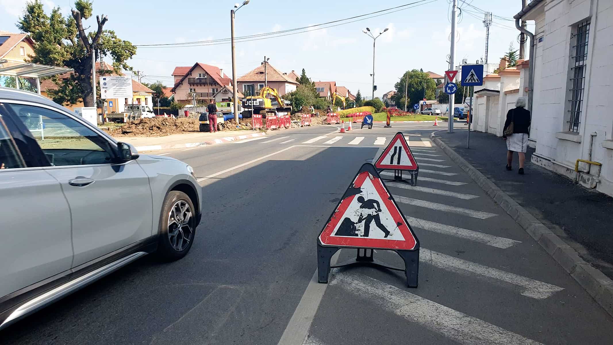 video foto - primul tronson din calea dumbrăvii, aproape finalizat - șoferii circulă deja pe el, deși nu s-a redeschis oficial