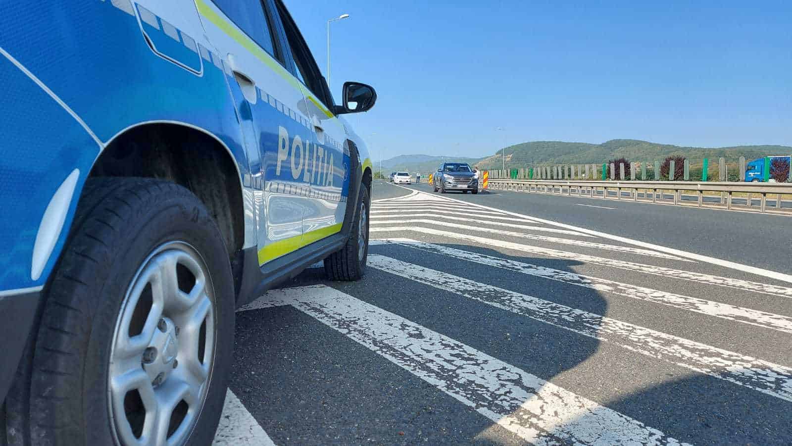 razie pe autostrada a1 la cristian - peste 100 de amenzi în patru ore - aproape 50 pentru vitezomani