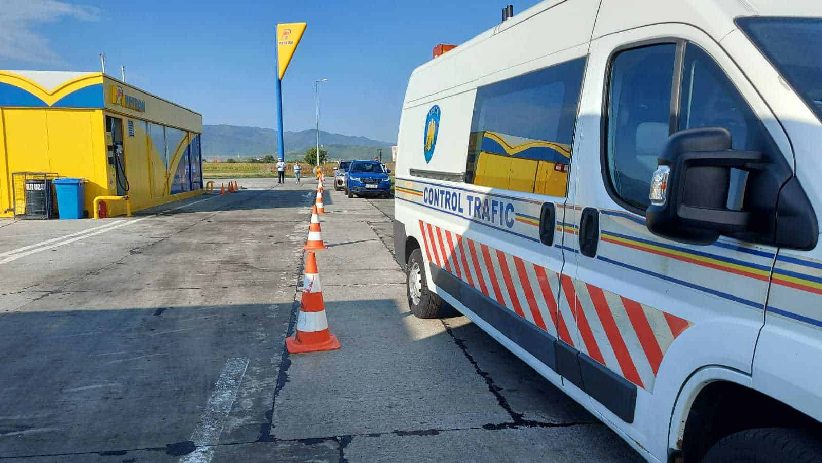 razie pe autostrada a1 la cristian - peste 100 de amenzi în patru ore - aproape 50 pentru vitezomani