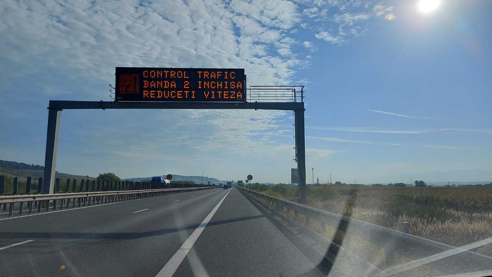 razie pe autostrada a1 la cristian - peste 100 de amenzi în patru ore - aproape 50 pentru vitezomani