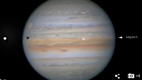 obiect misterios prăbușit pe jupiter