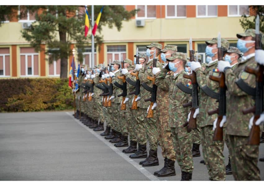 Studenții Academiei Forțelor Terestre „Nicolae Bălcescu” din Sibiu au depus jurământul militar