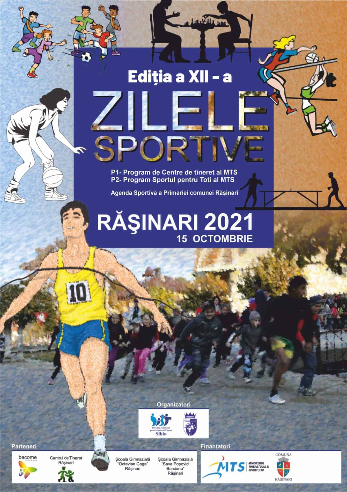 fotbal, cros, tenis de masa și șah la zilele sportive rășinari 2021 de vineri, 15 octombrie