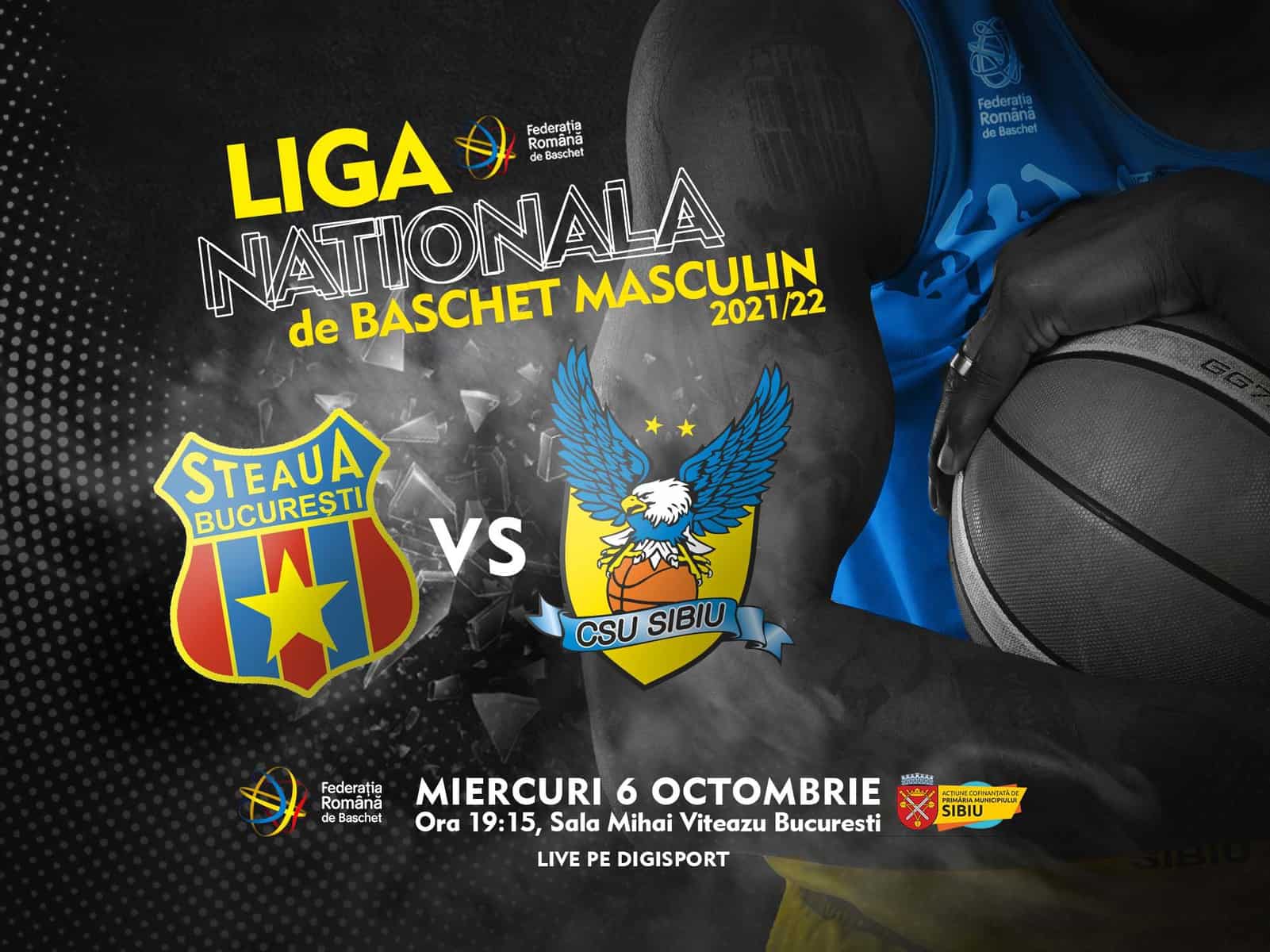 CSU joacă miercuri la Steaua - Meciul e televizat