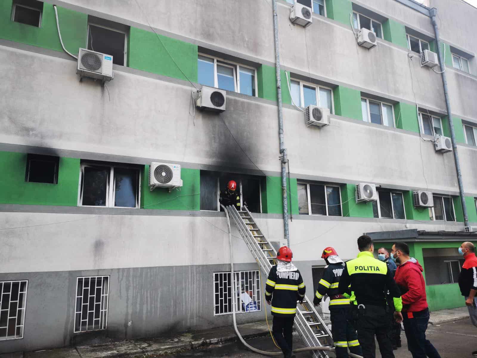 VIDEO - Incendiu în secția ATI a unui spital din Constanța - Cel puțin nouă pacienți morți